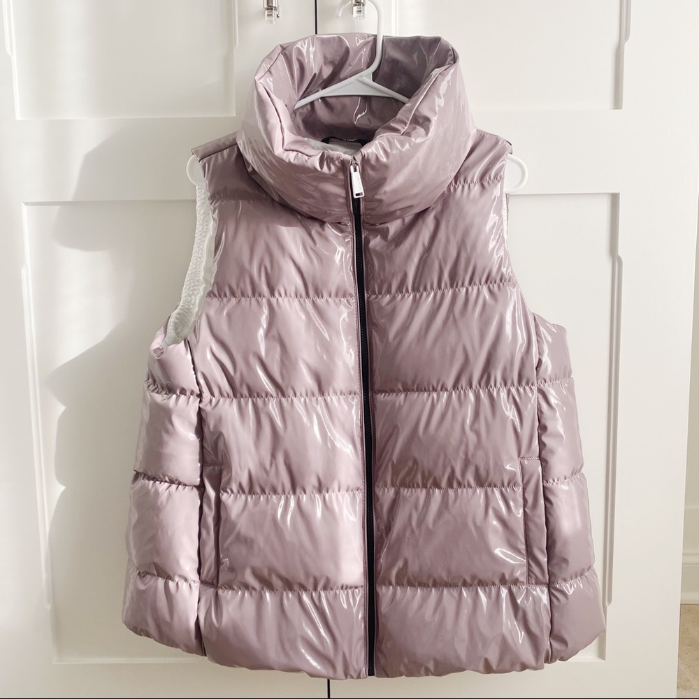 Calvin Klein Performance Purple Winter Puffer Vest Large